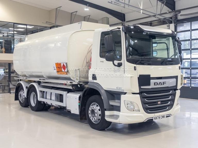 2025 (74) DAF CF 340 FUEL TANKER 6X2 REARLIFT & STEER