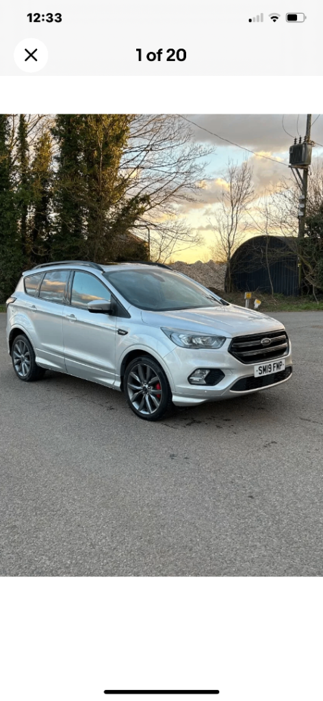Ford, KUGA, Hatchback, 2019, Manual, 1498 (cc), 5 doors