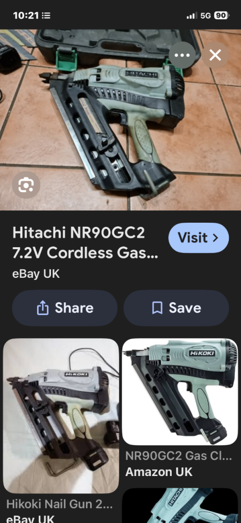 Hitachi Hikoki 2nd fix nail gun 