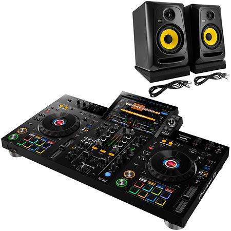 Pioneer DJ XDJ-RX3 Controller With Rokit 5 Speakers