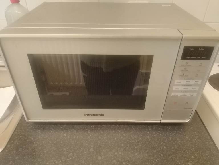 Panasonic silver Microwave 