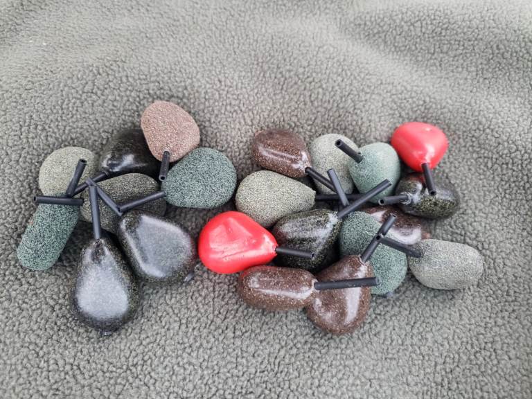 New Inline lead fishing weights (Maldon)