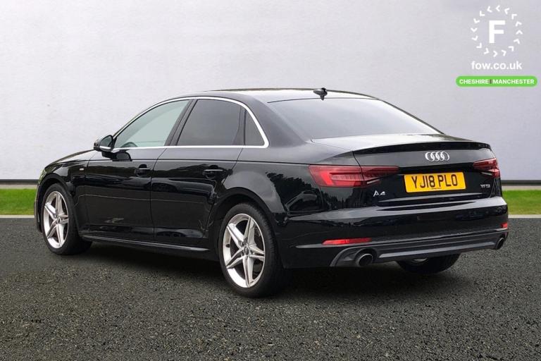 2018 Audi A4 2.0T FSI S Line 4dr S Tronic [Leather/Alc] SALOON PETROL Automatic