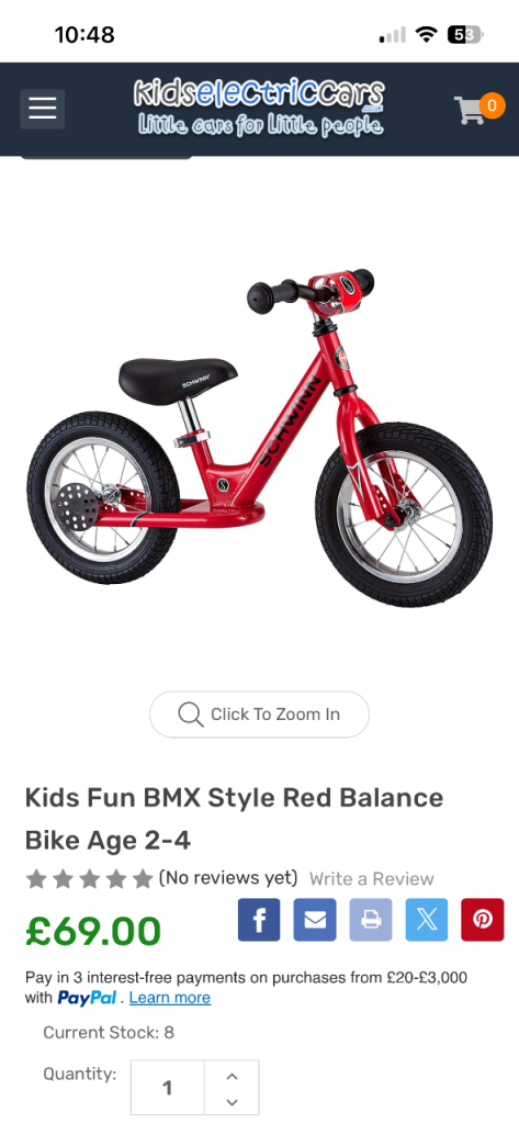 Schwinn balance bike age 2-5 years vgc boys girls unisex 
