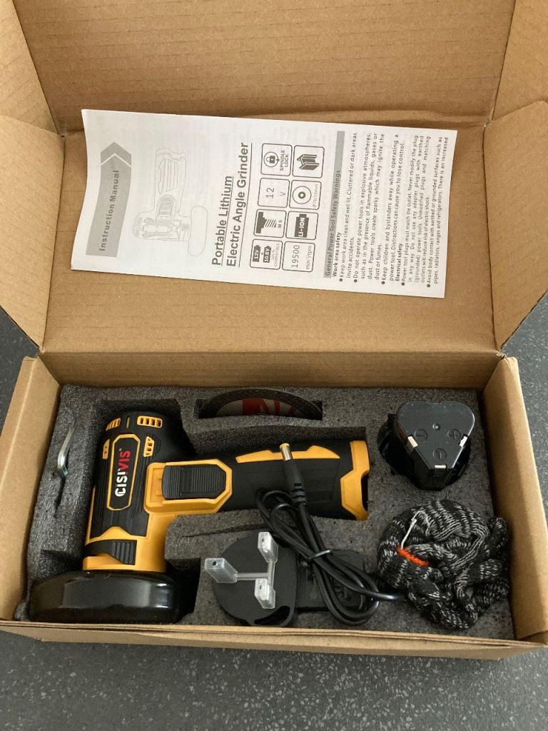 Angle Grinder Compact 3" Rechargeable NEW Unused £19.50
