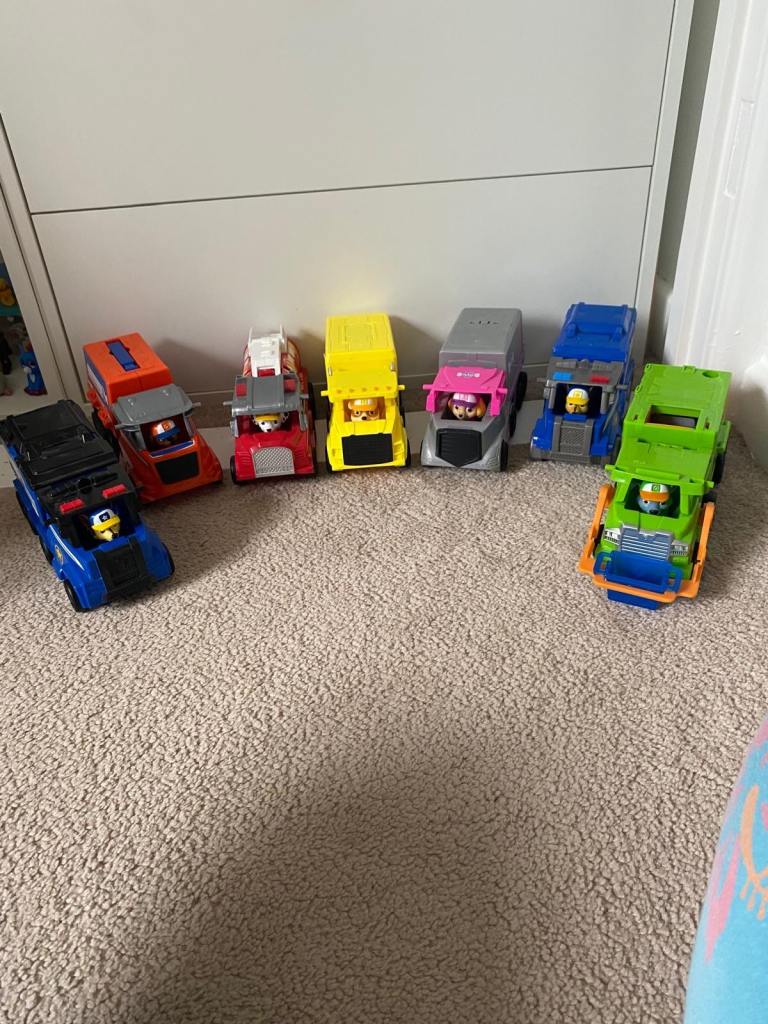 Paw Patrol Big Truck Pups Collection - 7 Vehicles & Figures