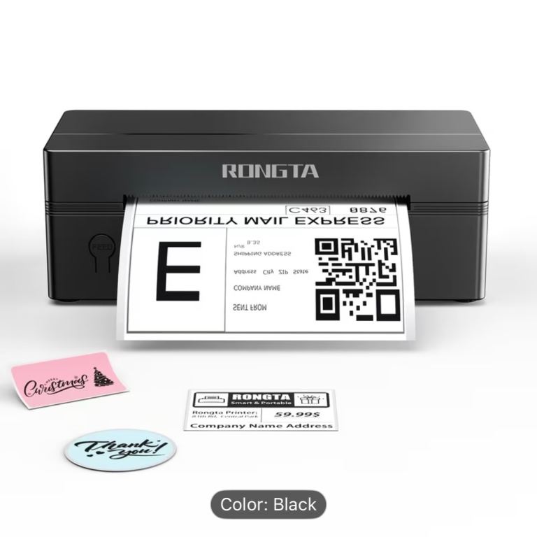 Thermal Label Printer WiFi, Bluetooth, USB Connectivity for PC or Phone