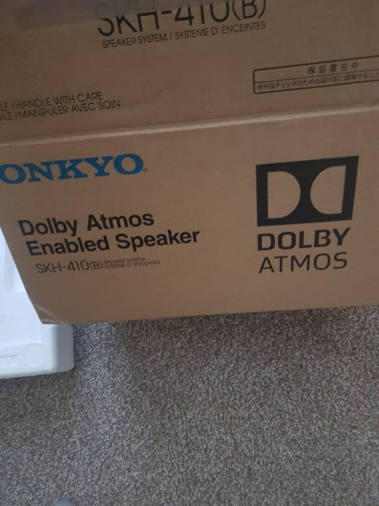 ONKYO SKH-410 Black Dolby Atmos Enabled Speakers