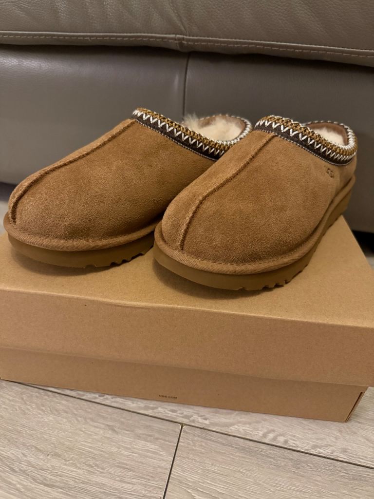 New UGG Tasman II Slippers - UK Size 6, Brown