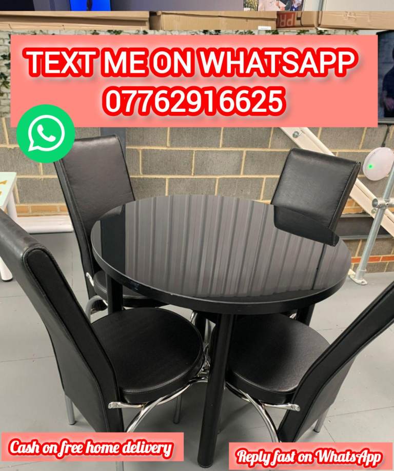 Modern Dining Table with 6 Chairs – NEW