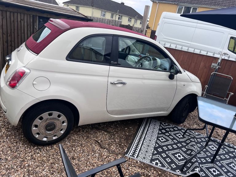 Fiat, 500, Convertible, 2011, Manual, 1242 (cc), 3 doors