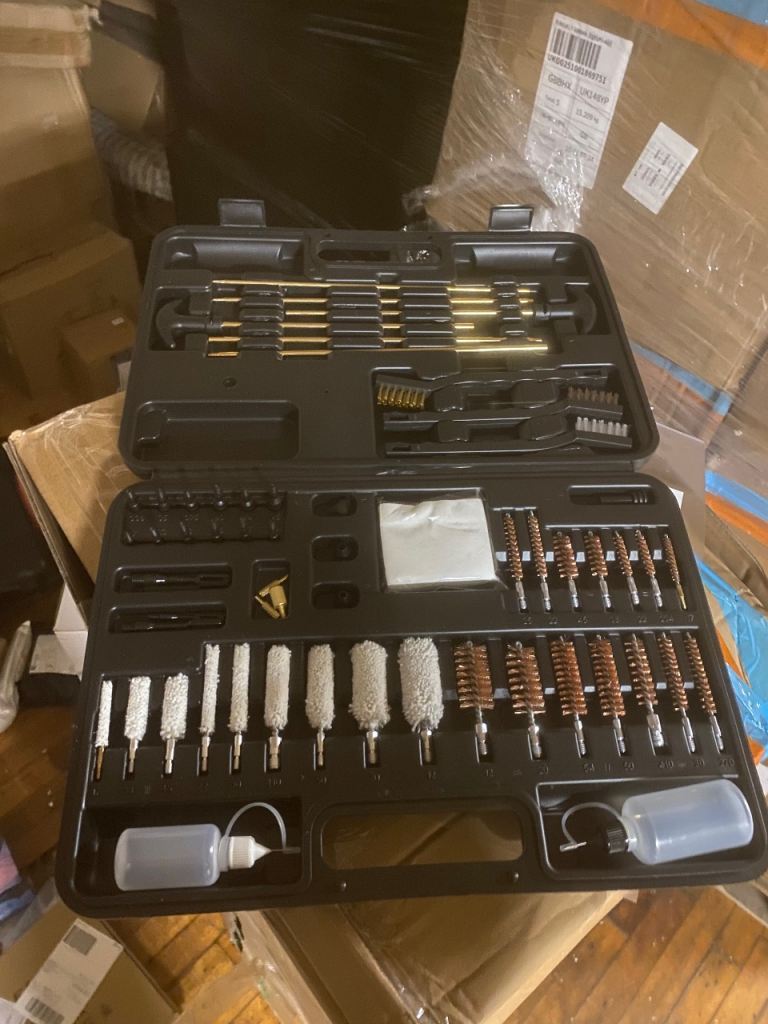 Gun Cleaning Kit Universal Supplies for Hunting Rifle Handgun Shot Gun Cleaning