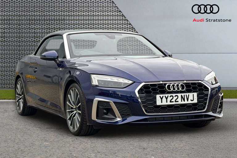 2022 Audi A5 40 TFSI 204 S Line 2dr S Tronic Convertible Petrol Automatic