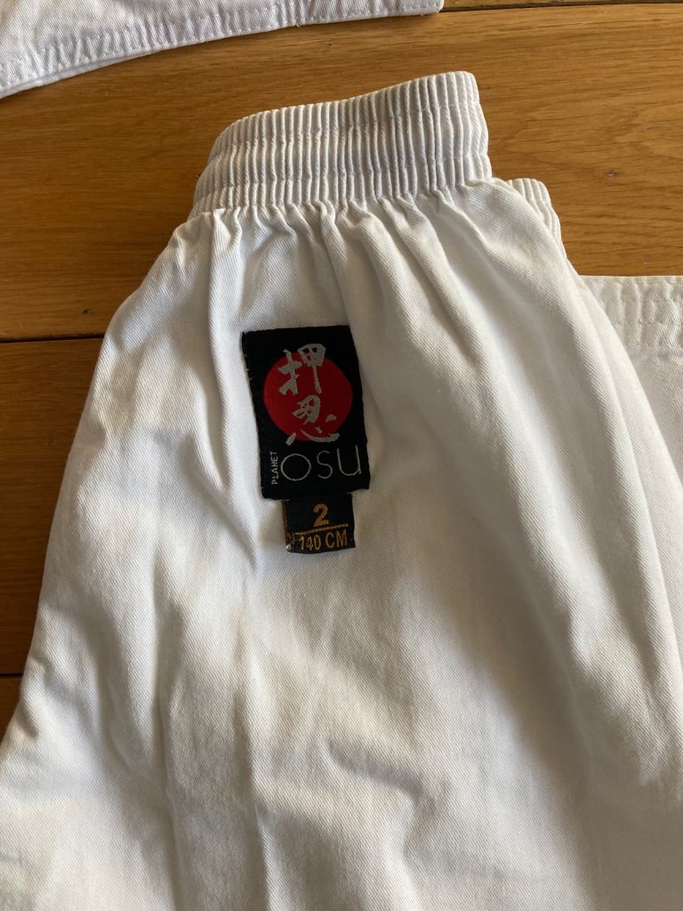   2 x USED KIDS Kyokushin Karate Gi Uniform