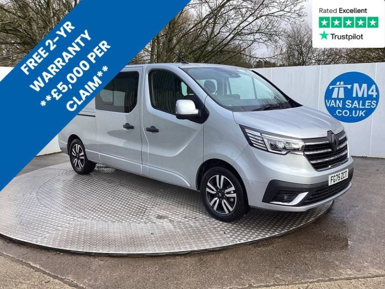 2025 Renault Trafic dCi Blue LL30 Extra Sport L/R Crewcab A/C Euro 6 Combi Van Diesel Manual