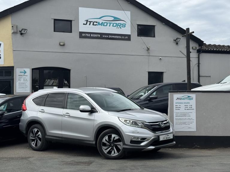 HONDA CR-V 1.6 i-DTEC 160 SR 5dr Auto, diesel, silver + Great History 2015