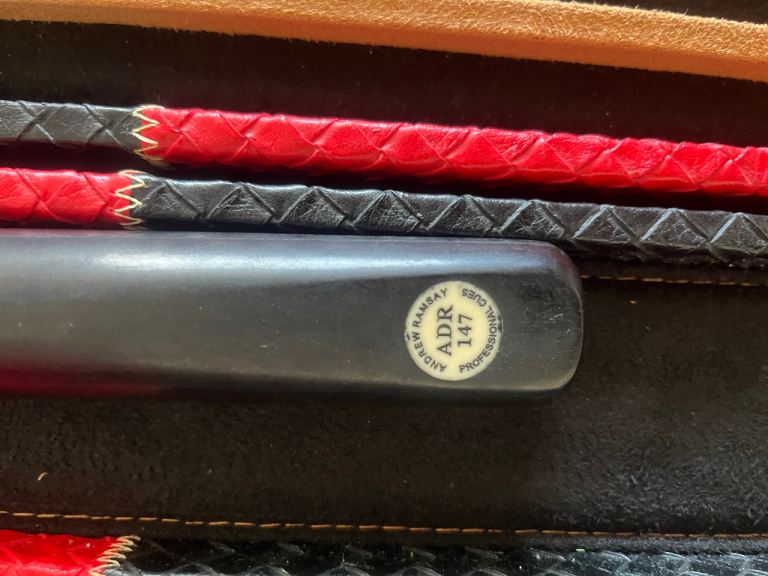 Andrew Ramsay snooker cue 