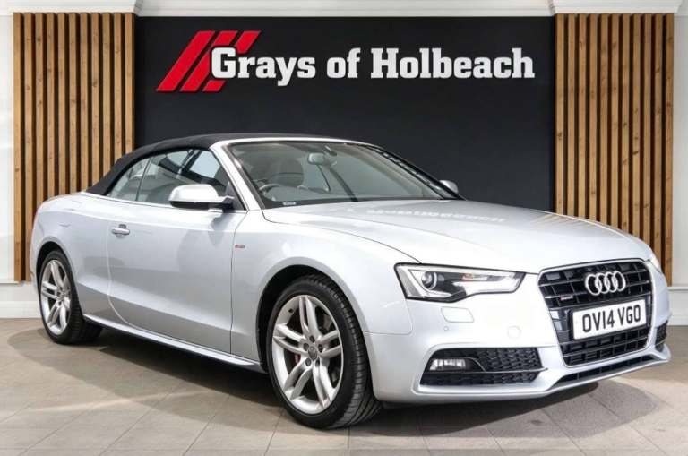 2014 Audi A5 2.0 A5 S Line TFSI Quattro Auto 4WD 2dr Convertible Petrol Automatic