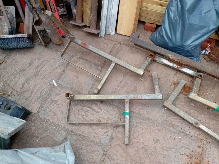 Dave cooper motorcycle, motorbike towbar mounted carrier. 