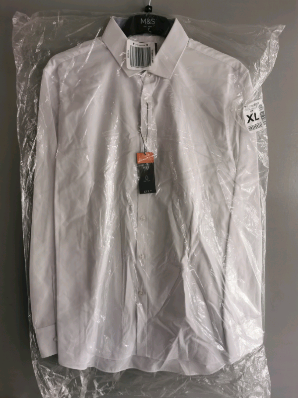 Mens m&s slim fit shirts XL 