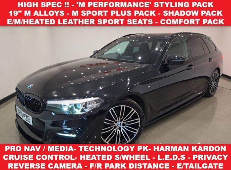 2019 )BMW 5 SERIES 2.0 520D M SPORT TOURING 5DR AUTO XDRIVE EURO 6 (S/S) 190 PS