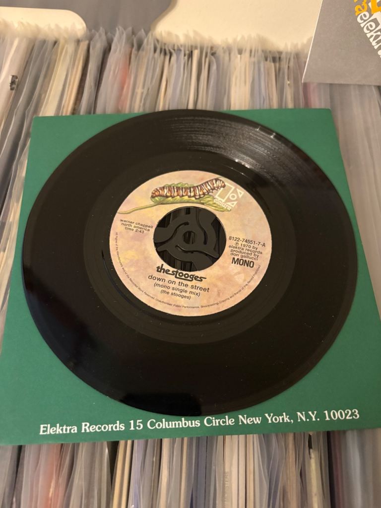 the stooges down on the street/ i wanna be your dog 7” 2005 reissues