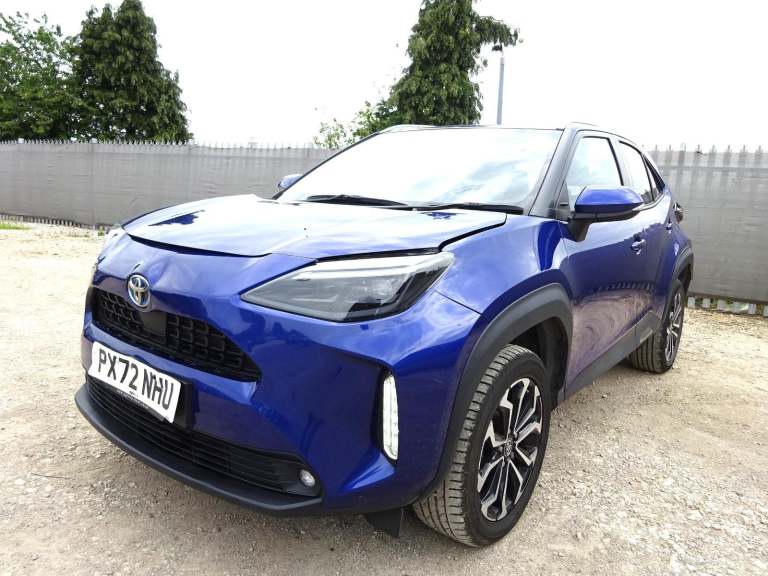 2022 72 REG TOYOTA YARIS CROSS DESIGN HEV HYBRID AUTO DAMAGED SALVAGE