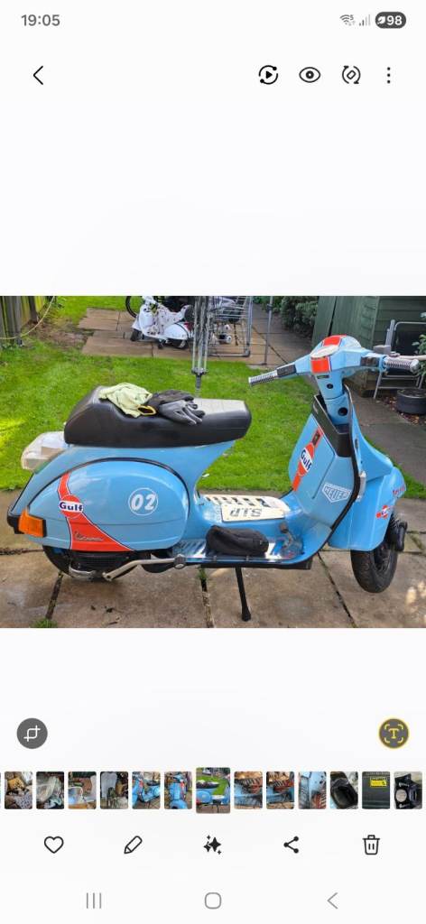 Piaggio, VESPA, 2002, 124 (cc) PROJECT 