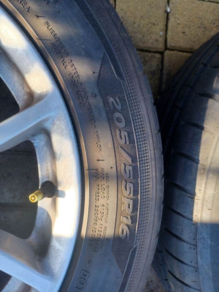 2 sets bmw alloy wheels for sale