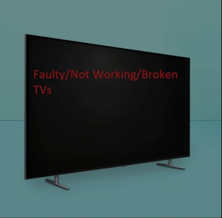 Faulty, Not Working and Broken TV Wanted