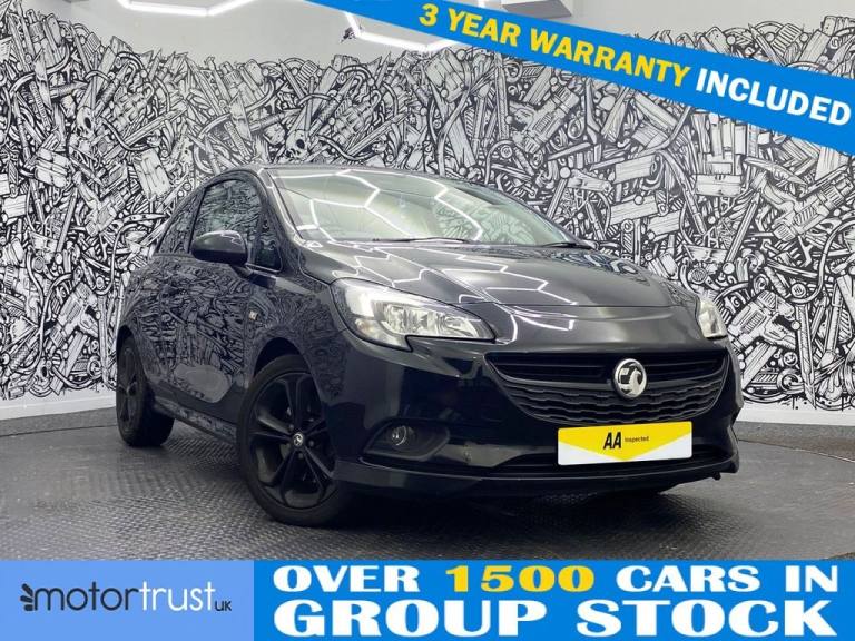2018 Vauxhall Corsa 1.4i Turbo Black Edition Hatchback 3dr Petrol Manual Euro 6 (s/s) (150 ps) Ha...
