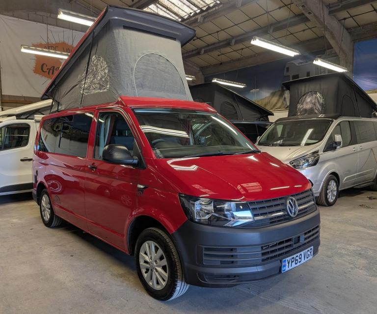 HILLSIDE LEISURE BIRCHOVER VW T6 AUTOMATIC POP-TOP 4 BERTH CAMPER HUGE SPEC!
