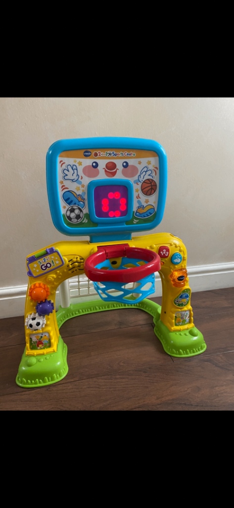 Goal and hoop interactive toy £5