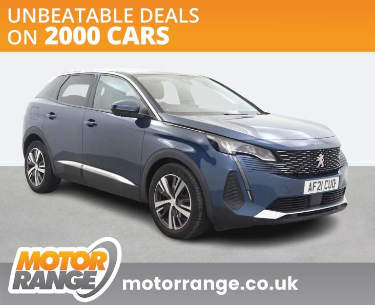 2021 Peugeot 3008 1.2 PureTech Allure 5dr Crossover/SUV PETROL Manual