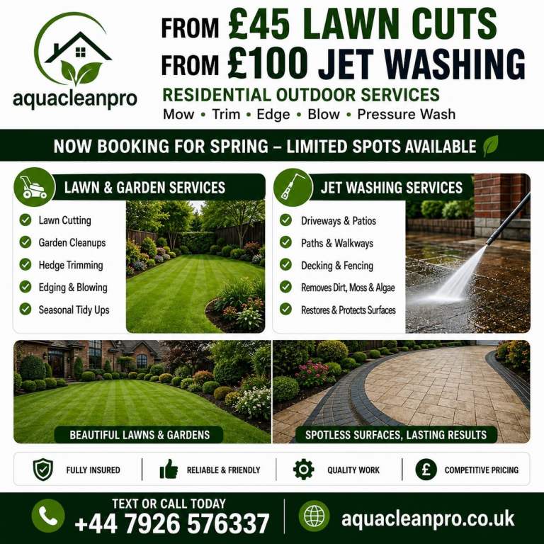 Gardening / jet washing - Manchester & Surrounding Areas