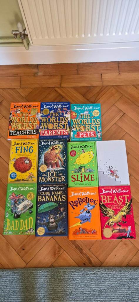 David Walliams Hardback Books £3.95 each