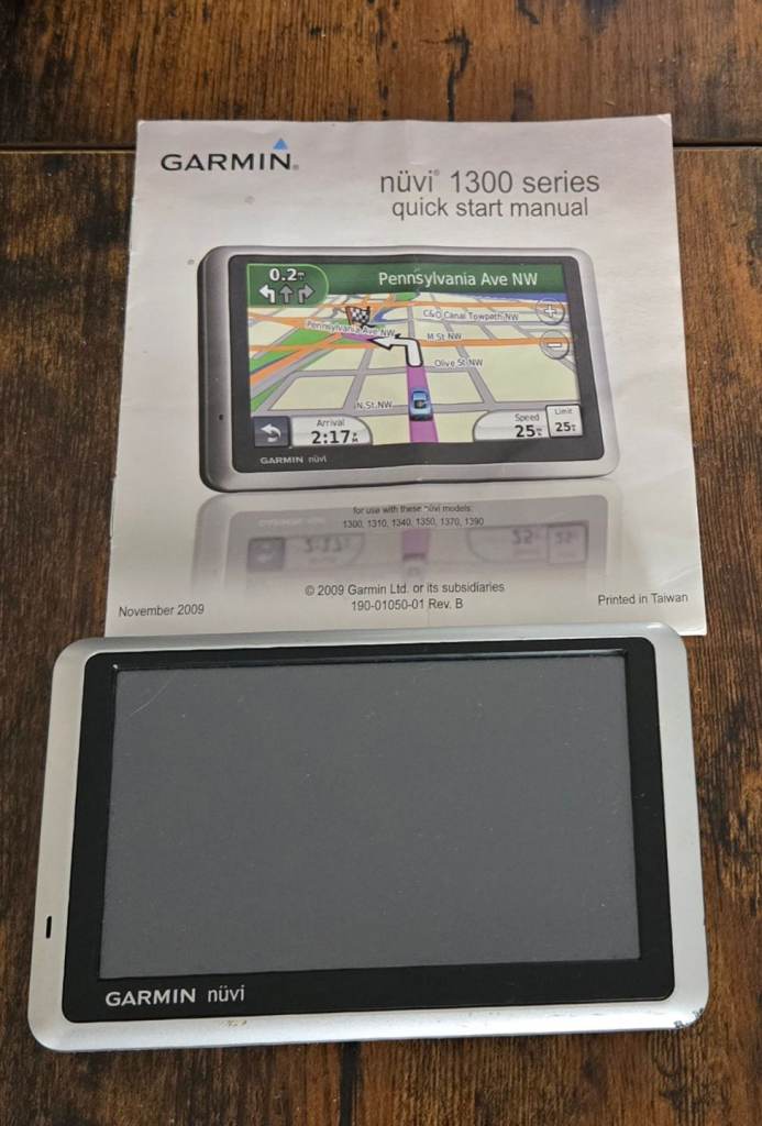 garmin nuvi 1300 sat nav