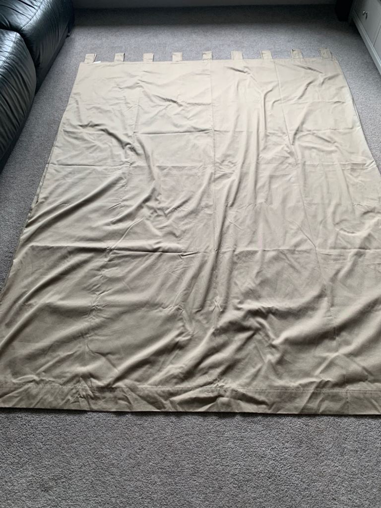 Next Tab Top lined curtains 66” x 90”