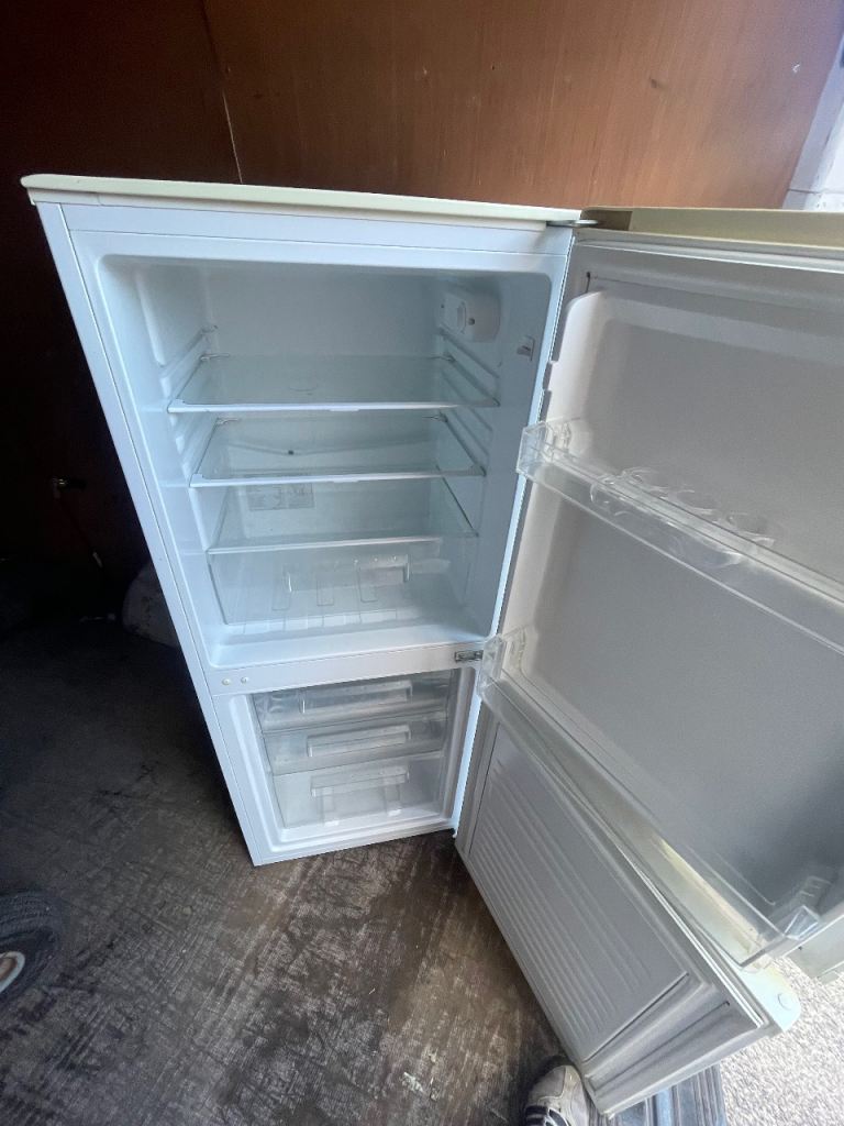 White Fridge Freezer – Good Condition, Clean