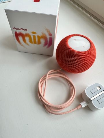 Buy HomePod mini - Orange - Apple (UK) APPLE HOMEPOD MINI ORANGE
