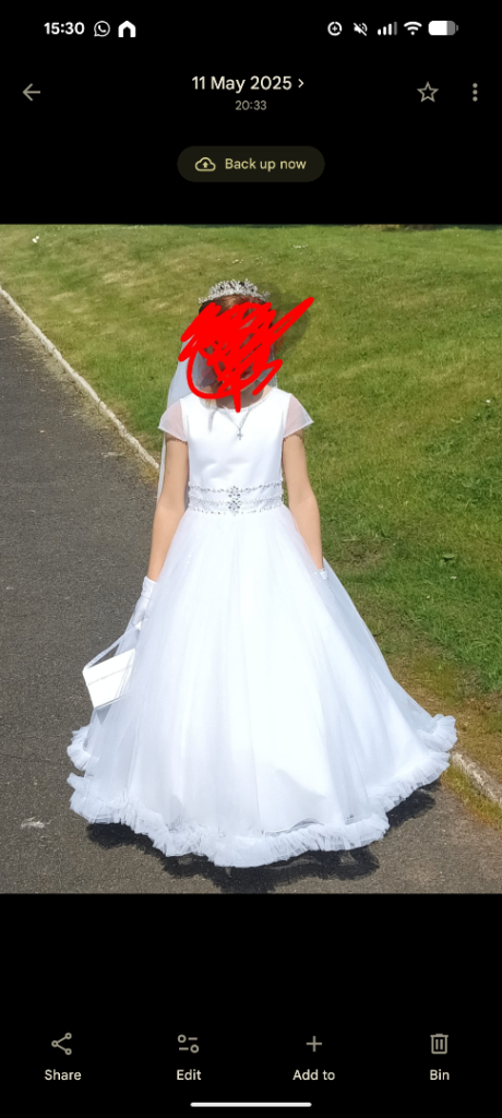 Like New Communion Dress 