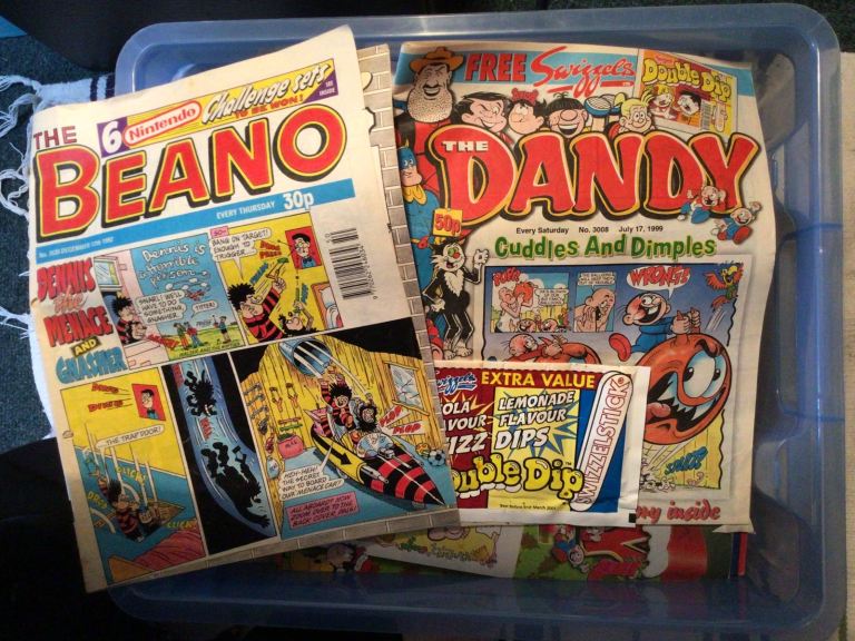 Vintage Beano & Dandy Comics – Fair Condition