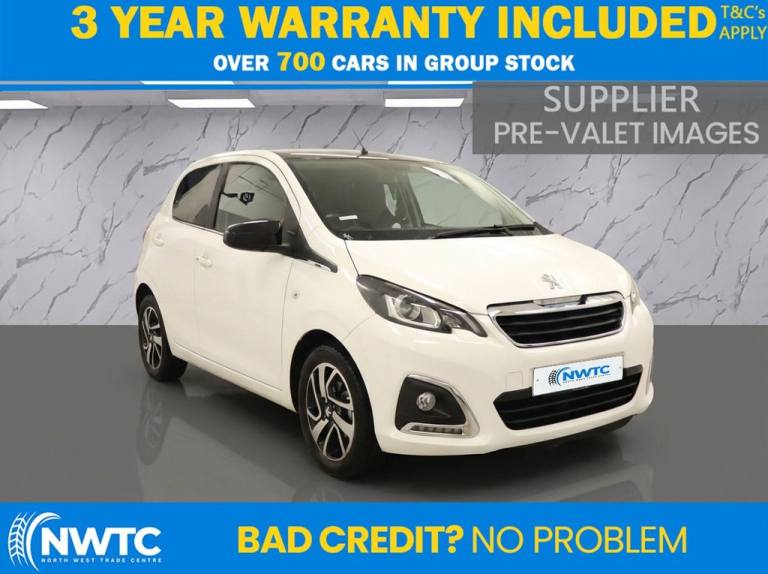 2021 Peugeot 108 1.0 Allure Hatchback 5dr Petrol Manual Euro 6 (s/s) (72 ps) 1 OWNER FROM NE Hatc...