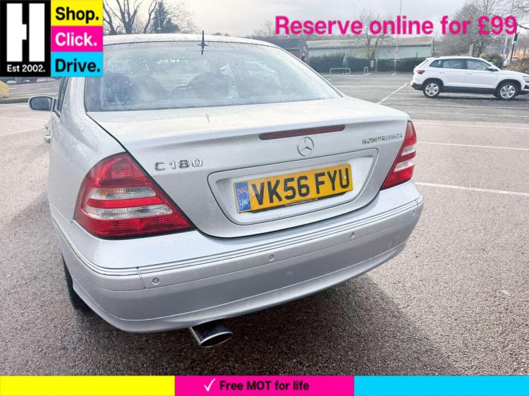 2006 Mercedes-Benz C Class 1.8 C180 Kompressor Avantgarde SE Saloon 4dr Petrol Automatic (193 g/k...