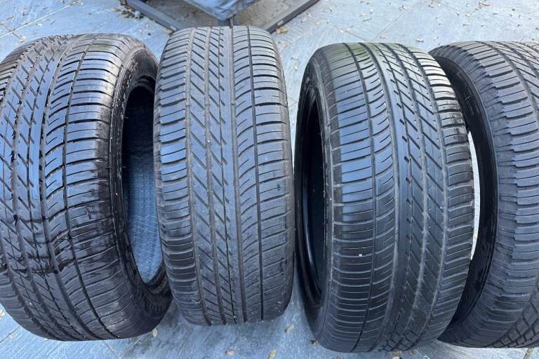 4x 255 50 R20 109W XL GOODYEAR EAGLE F1 AT SUV 4x4 M+S NO REPAIR