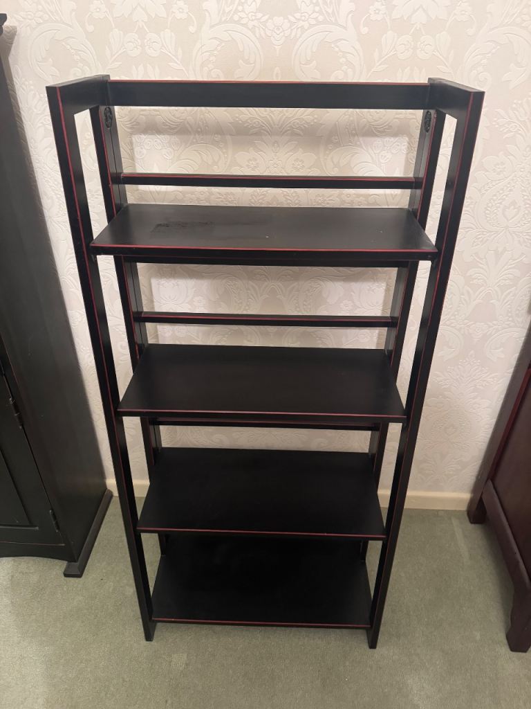 Solid wood book shelf storage 