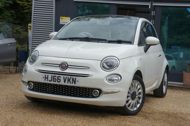 2016 Fiat 500 1.2 Lounge Euro 6 (s/s) 3dr HATCHBACK Petrol Manual