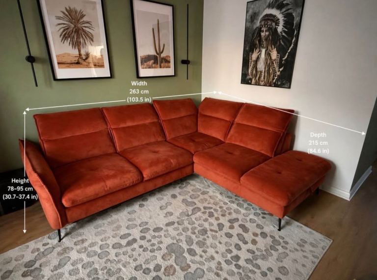 Large corner sofa bed