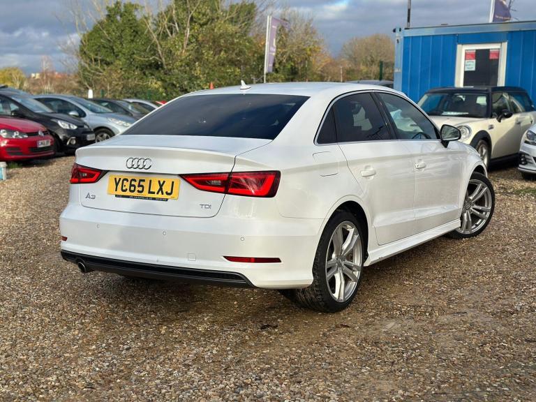 2015 Audi A3 1.6 TDI 110 S Line 4dr S Tronic SALOON DIESEL Automatic
