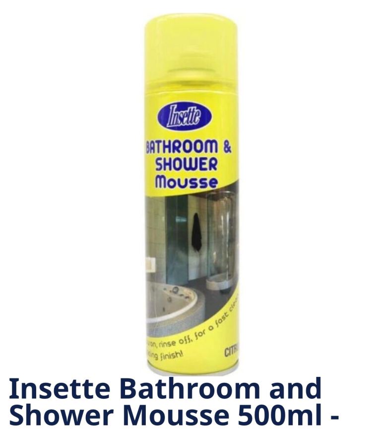 Insette Bathroom and Shower Mousse